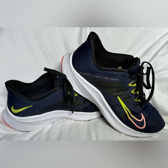 Nike Quest 3 CD0232-401 Blue Athletic Running Shoes Sneakers Women’s Size 8.5 - Picture 2 of 4